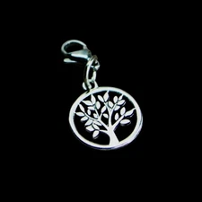Tree of Life Zipper Pull Charm-Purse Clip-Zipper Clip -Coat & Jacket Clip