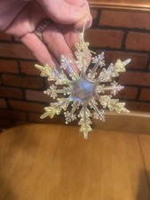 Snowflake Christmas Tree Ornament