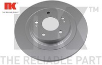 2X Bremsscheibe NK 313085 2 Bremsscheiben Hinterachse Hinten