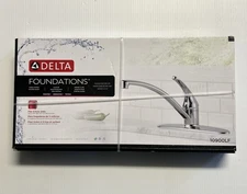 Delta Foundations Single Handle Kitchen Faucet 10900LF Chrome FREE SHIPPING!!