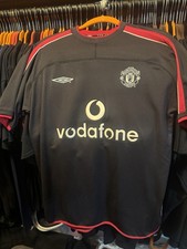 Manchester United Football Club Training Shirt 2000-2001 Vodafone Umbro Official