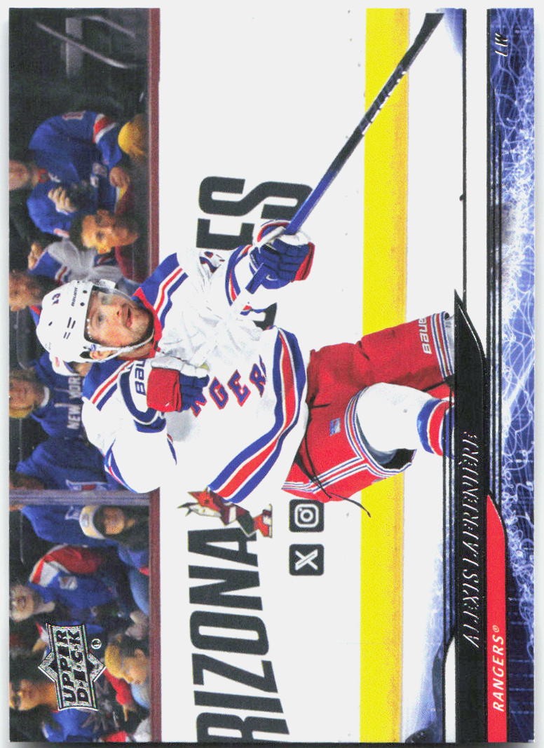 2024-25 Upper Deck #126 Alexis Lafreniere Deluxe #/250