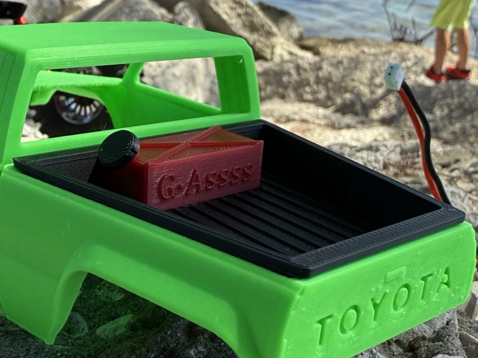 scx24 3d printed body BURGUNDY - Image 4 of 4