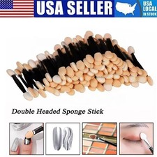 30Pcs Disposable Eyeshadow Brush, Double Ende...