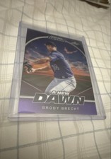 2025 Leaf Baseball Nation - New Dawn Brody Brecht #NB-16 Purple Lava /8 (RC)