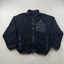 Patagonia Synchilla Fleece Jacket Womens Medium Black Hiking Full Zip Sty 22955