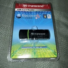 Transcend RDP5 Portable SD / MICRO SD USB Card Reader New