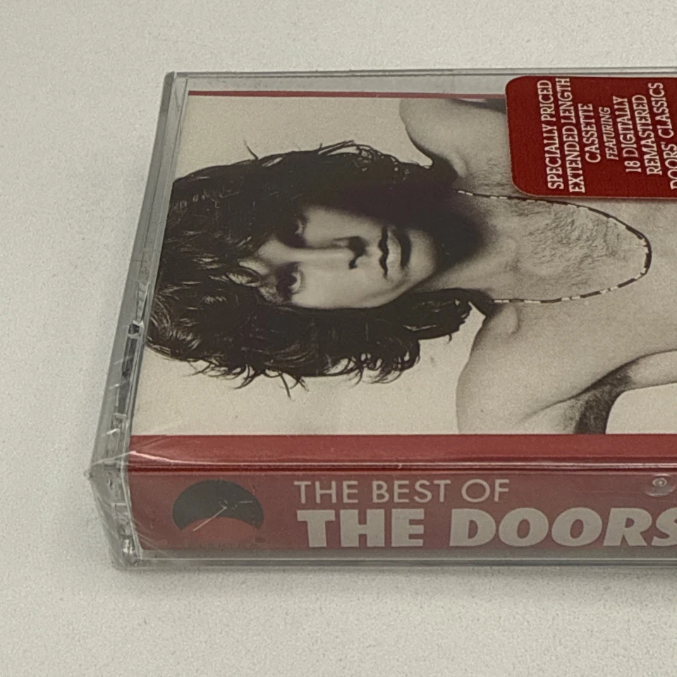 The Doors Best Of Cassette Tape RARE Hype Sticker digalog Morrison SEALED NOS - Image 4 of 4