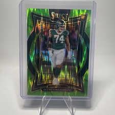 2024 Panini Select Olumuyiwa Fashanu Neon Green Prizm Shock #/599 Rookie #66
