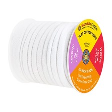 White Flat Drawstring Cord Drawstring , 3/4 Inch 10 YDs White Soft Drawstring...