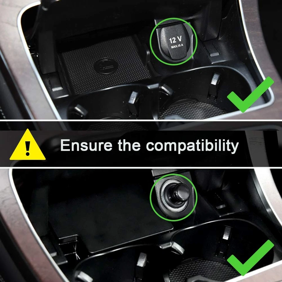 Cargador Coche Inalámbrico Compatible con Accesorios Mercedes Benz para (2015-2022... Foto 2 de 4