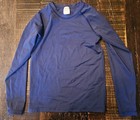 Hanna Anderson Dri-Fit Boys Blue Long Sleeve Shirt Size 10 — photo 1