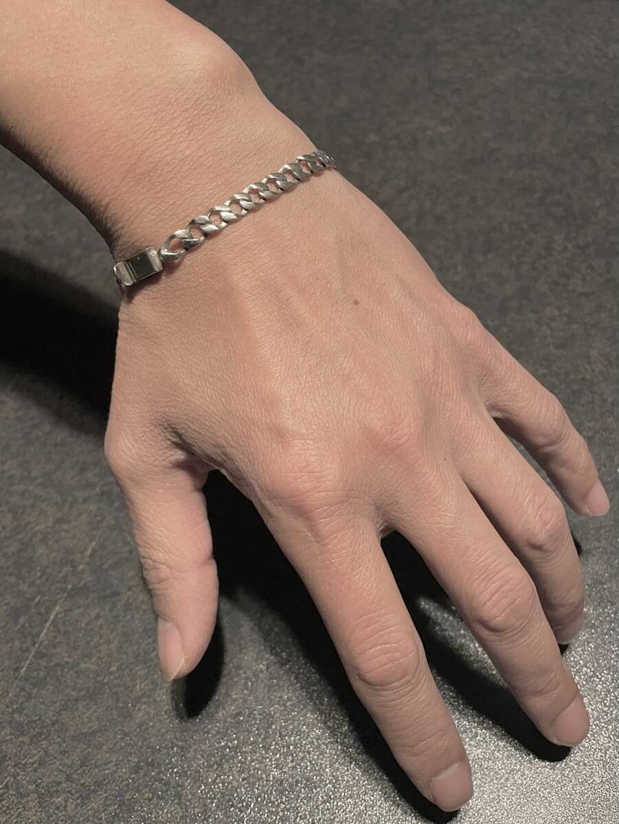 MEXICO Engraved 80s 70s Vintage SILVER925 Bracelet Unisex