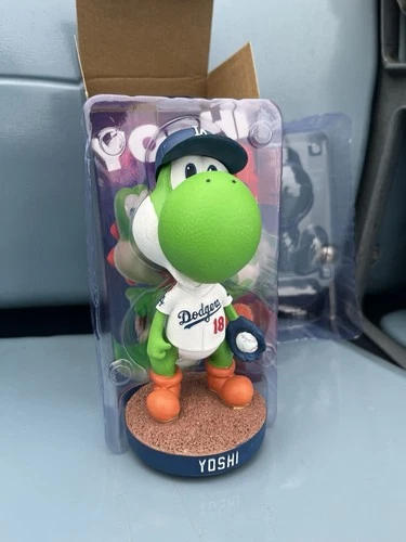 Yoshinobu Yamamoto Bobblehead Dodgers Nintendo Yoshi Super Mario Galaxy Collab