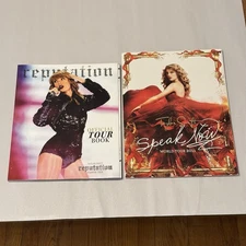 Lot of 2 Taylor Swift Tour Books: Reputation, 2018 and Speak Now, 2011