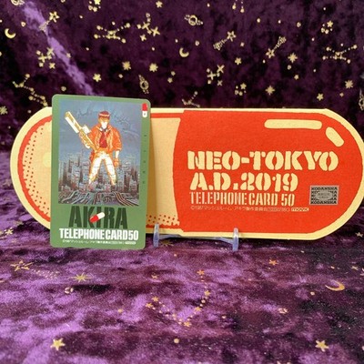 Vintage 1987 Movic Phone Card Akira Theater Goods Unused kaneda