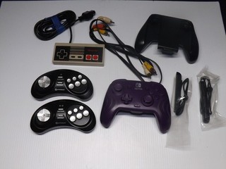 READ DESCRIPTION! Lot Retron Nintendo System Controllers Games 217 2x