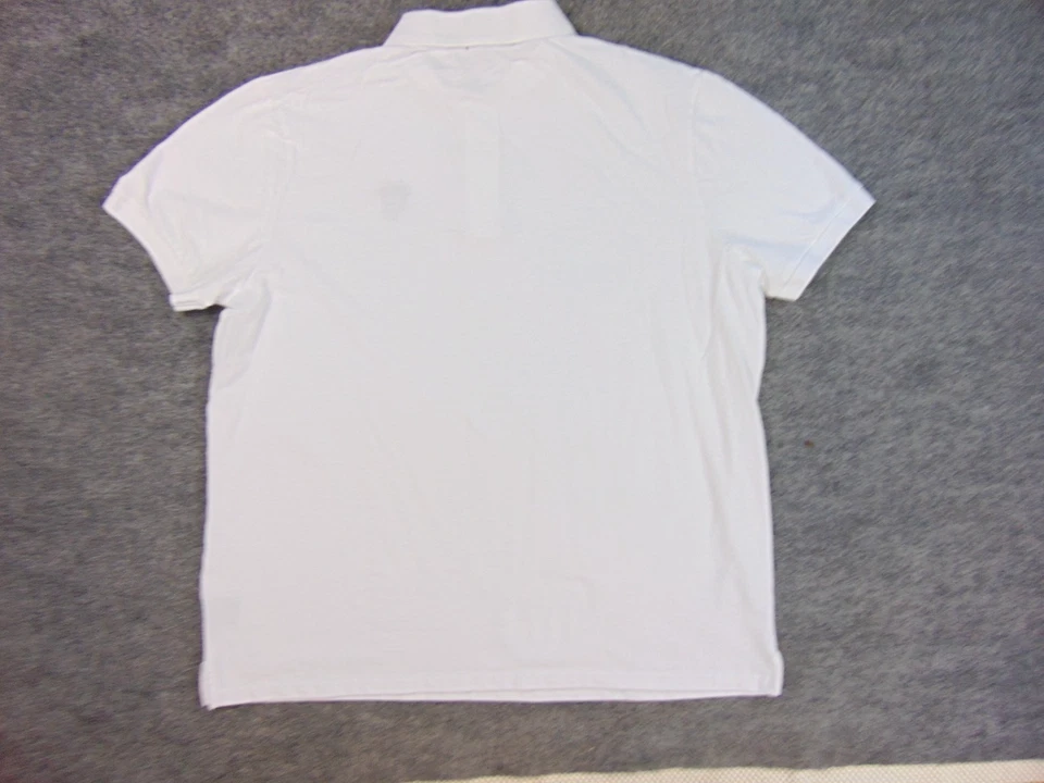 Crooks & Castles Polo Shirt Mens 2XL White Short Sleeve Streetwear Logo - Image 3 of 4