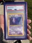 1999 POKEMON FOSSIL #5 GENGAR-HOLO PSA 1