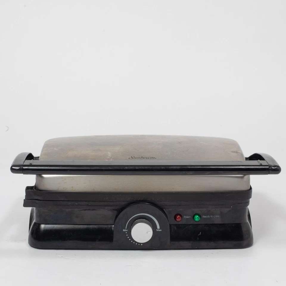 Sunbeam Panini Maker CKSBPM5020 Grill Press 1200W Stainless Nonstick Sandwich - Image 2 of 4