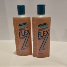 2x Revlon Flex Body Building Balsam  Protein Frequent Use Shampoo 15 fl oz