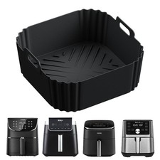 Reusable Silicone Air Fryer Liner 22.5cm Non Stick Basket Baking Insert