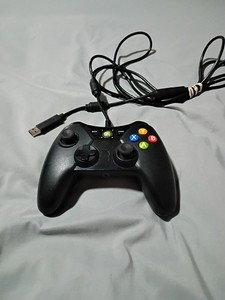 Xbox 360 Power A Microsoft 1414135-02 Wired Controller Black Round Connector 