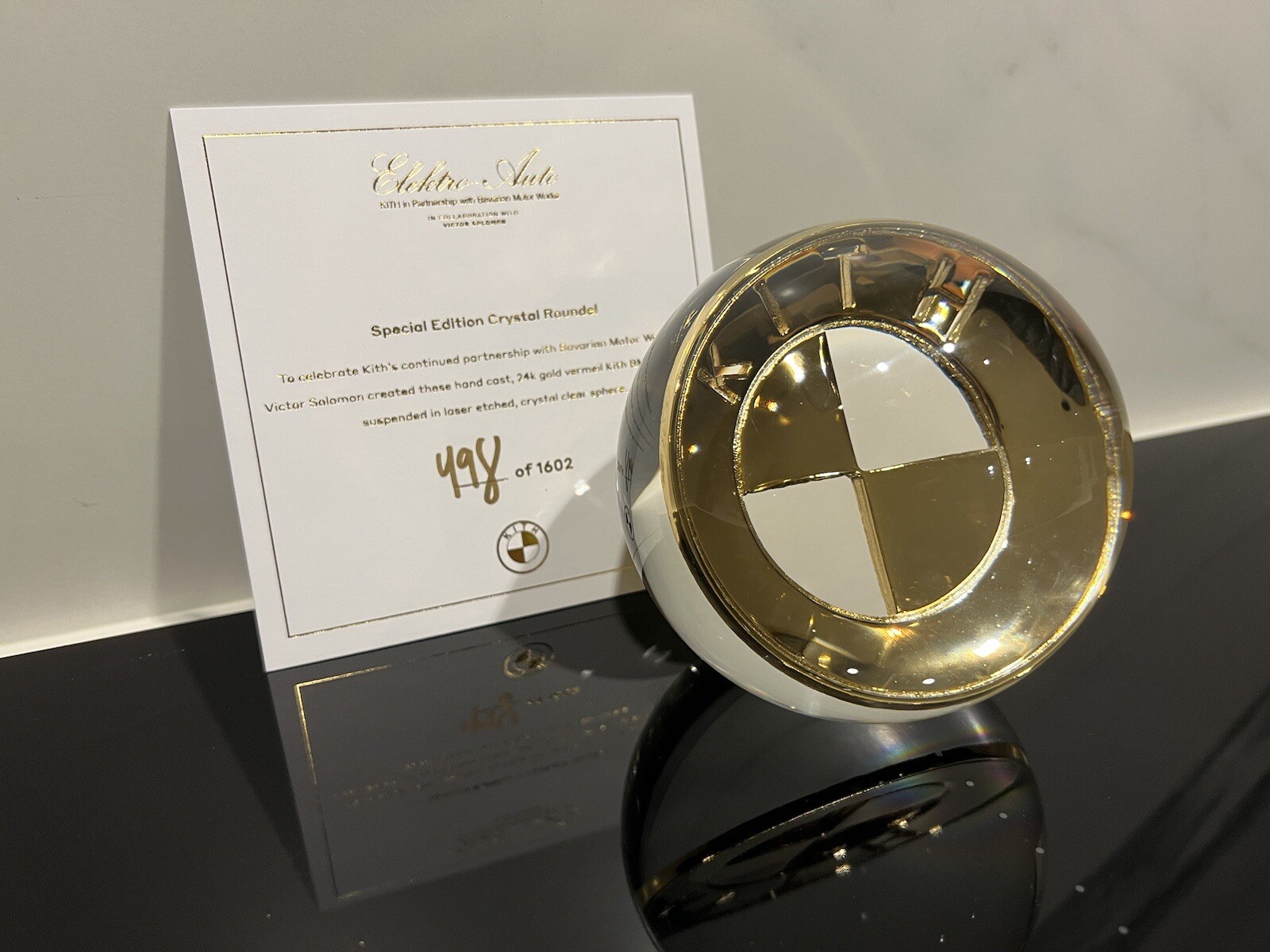 Kith x BMW 24K Gold Vermeil Roundel W/ Victor Solomon | eBay.de