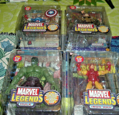 2002 Marvel Toy Biz Series 1 Legends Set Of 4 - Picture 3 of 5