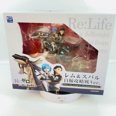 Kadokawa KDcolle Re:Zero Rem & Subaru Attack on the White