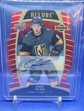 2019-20 UD Allure Rookies Red Rainbow Cody Glass Vegas /349 Golden Knights 