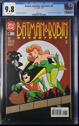 Batman & Robin Adventures #8 CGC 9.8 DC Comics Harley Quinn Poisen Ivy 🦇🤡🌿