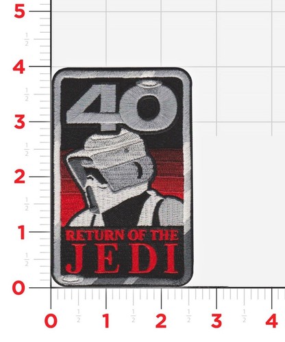 STAR WARS "Return of the Jedi" 40th Anniversary iron-on embroidered patch series - Picture 7 of 12