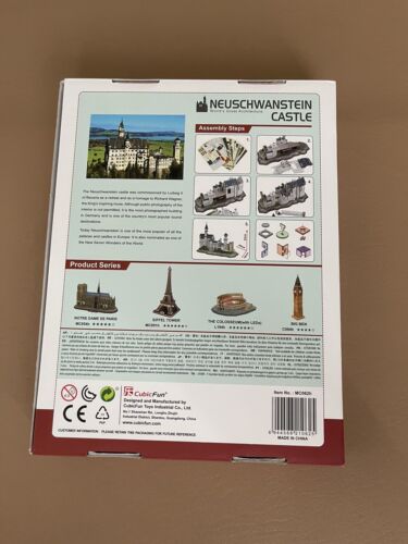 3D Castle Neuschwanstein 121 pcs. New - Picture 2 of 4