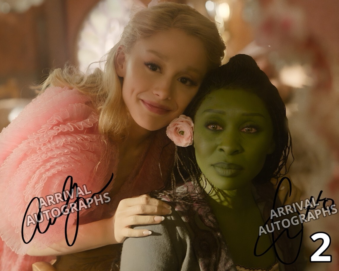 Wicked Ariana Cynthia 直筆サイン入り フライヤー WICKED Ariana/Cynthia Signed Reprint (8x10) *YOU Choose the