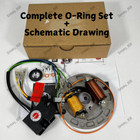 Conversion Kit Honda Complete Set CDI Set for ATC70 CT70 CT70H Z50 SS50 Dax XL70