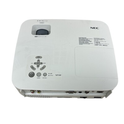 Nec NP500 XGA 3LCD DVI VGA Projector 3000 Lumens Only 475 Lamp