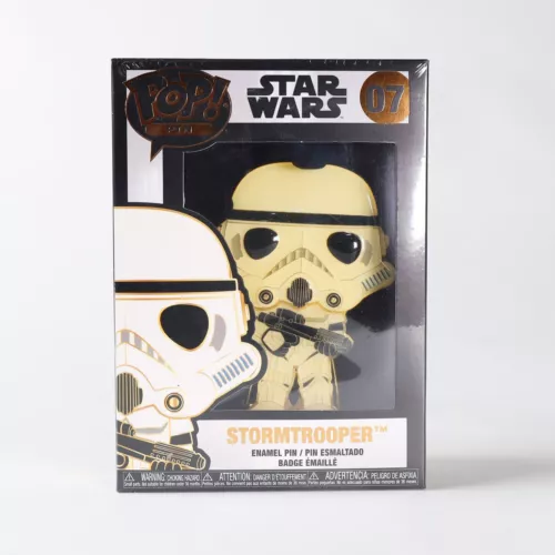 Star Wars Funko POP Pin Large Enamel Pin | Stormtrooper
