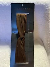 Hairitage Headband Brown Suede Twist By Mindy