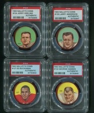 1963 Nalleys CFL Football Coin 134 Jerry Keeling MINT