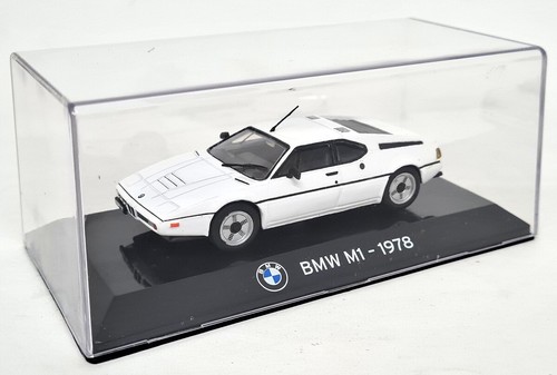 Altaya 1/43 - BMW M1 1978 White Diecast model Sports car - Picture 2 of 5