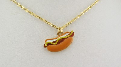 hot dog necklace