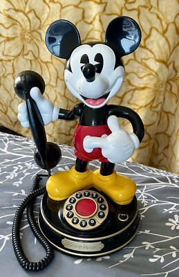 Vintage 1997 Mickey Mouse Telephone Disney Touch Tone Phone 