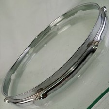 Ludwig 14"COB 8-Lug Triple-Flange 50s Snare/Floor Tom Drum Rim/Hoop Chrome-BRASS