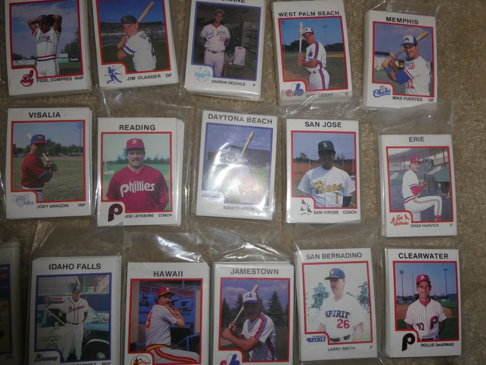 Lot of 24 Different 1987 ProCards Minor League Team Card Sets - Image 3 of 3
