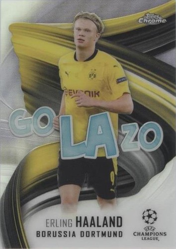 Erling Haaland RC 2019-2020 Topps Chrome Champions League 72 BGS