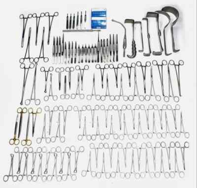108 Pcs Basic Laparotomy Instruments Set Stainless Surgical Medical German Grade