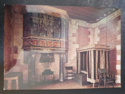 postcard France Loire Chaumont room of Ruggieri astrologer Catherine de Medici