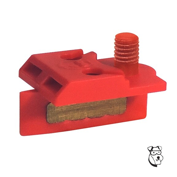 130HW 1/24 Aero Guide Flag Red Nylon Threaded HEAVY WEIGHT - Mid