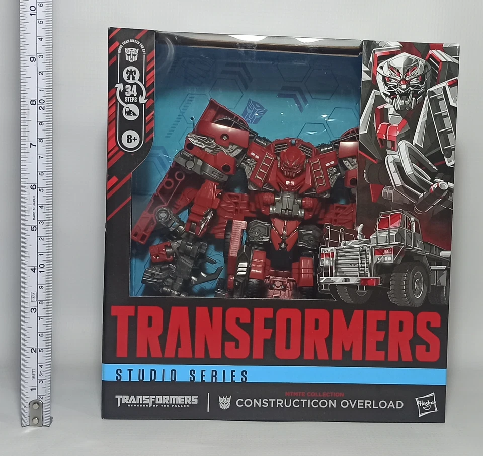 TRANSFORMERS 2025 STUDIO SERIES ROTF CONSTRUCTICON OVERLOAD LEADER CLASS MISB - Image 2 of 4